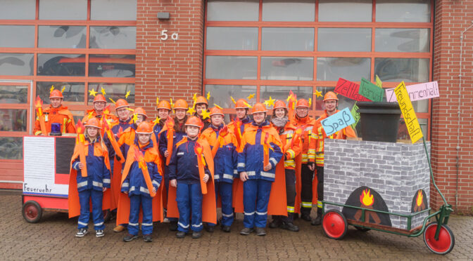 JF beim 13. Hondelager Karnevalsumzug